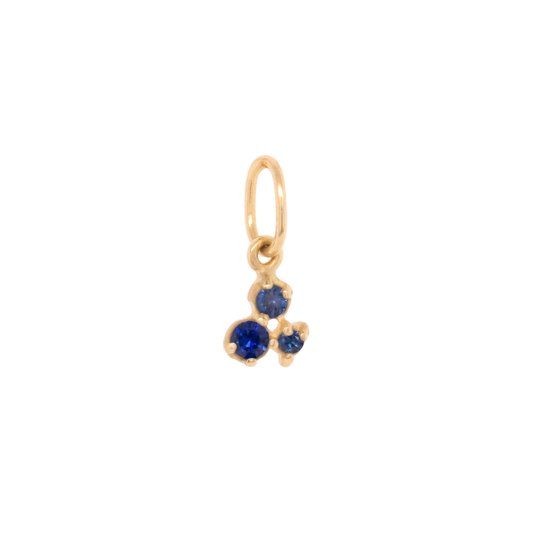 Tiny Trio Sapphire Charm