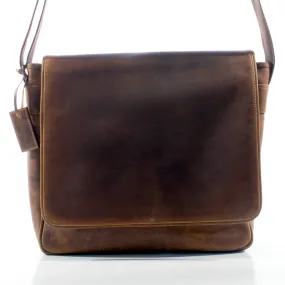 Vintage Leather Shoulder Bag - ZP02