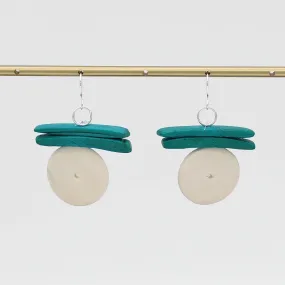 White Billie Dangle Earring