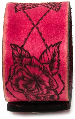 Women's Leather Cuff - Rose Garden Cuff